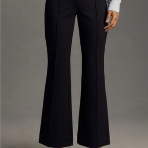 Maeve Elegant Black Flare Pants